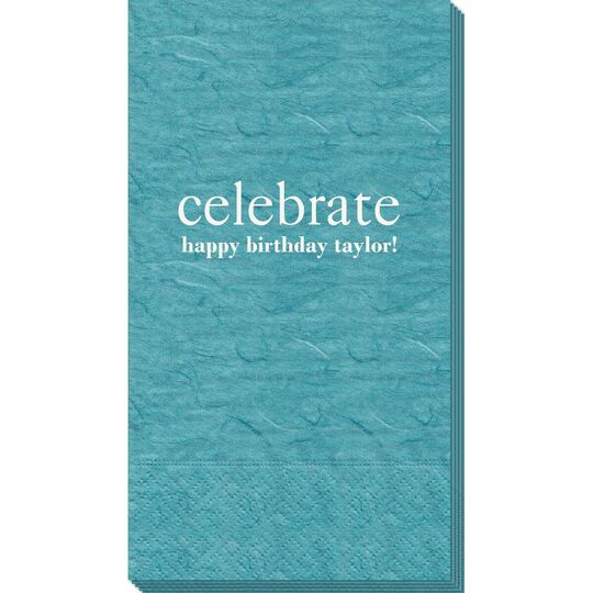 Big Word Celebrate Bali Guest Towels