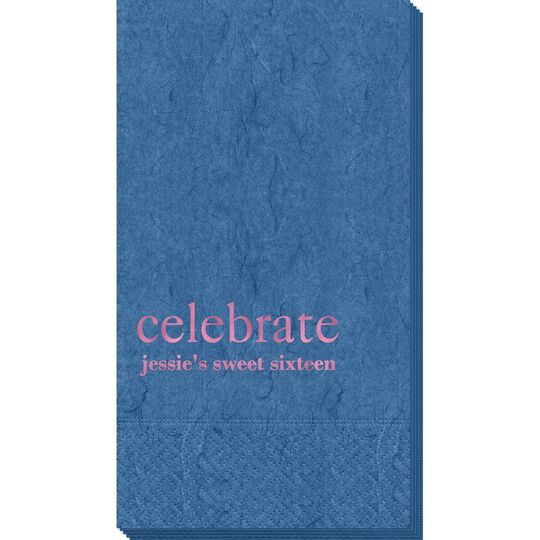 Big Word Celebrate Bali Guest Towels