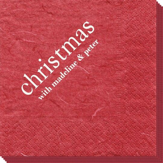 Big Word Christmas Bali Napkins