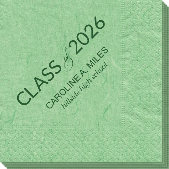Bold Class of Graduation Bali Napkins