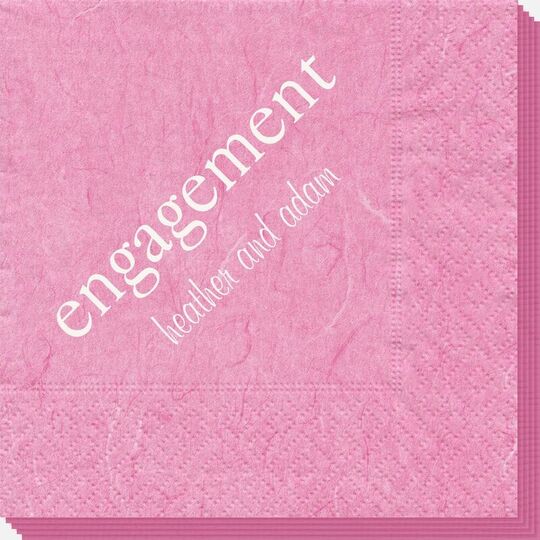 Big Word Engagement Bali Napkins