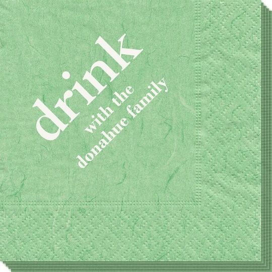 Big Word Drink Bali Napkins