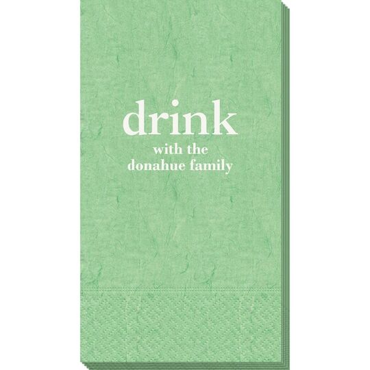 Big Word Drink Bali Guest Towels