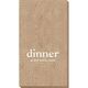 Big Word Dinner Bali Guest Towels Image 3 of 3