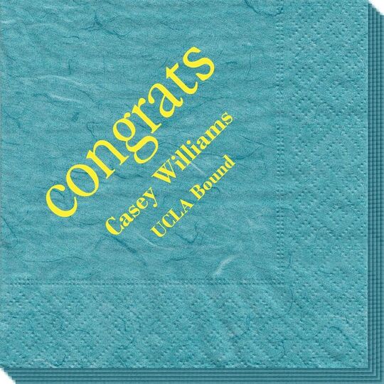 Big Word Congrats Bali Napkins