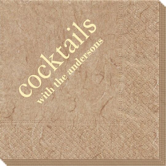 Big Word Cocktails Bali Napkins