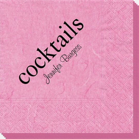 Big Word Cocktails Bali Napkins