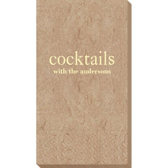 Big Word Cocktails Bali Guest Towels