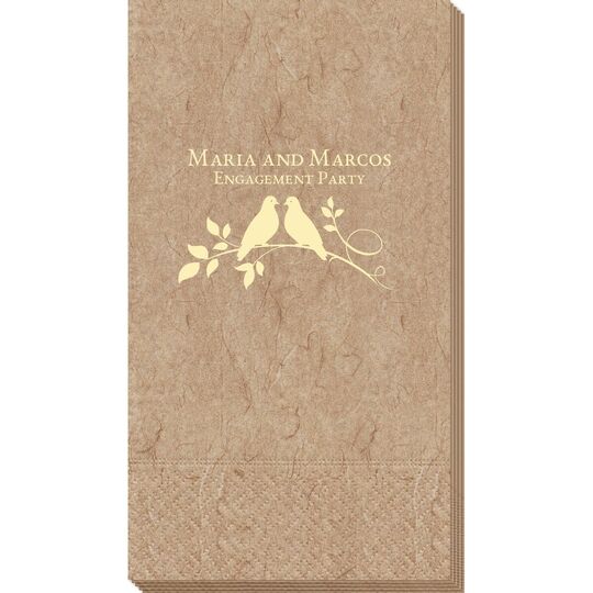 Birds on a Branch Bali Guest Towels