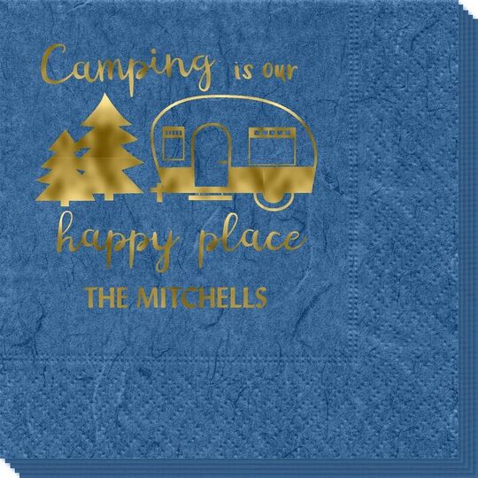 Camping Is Our Happy Place Bali Napkins