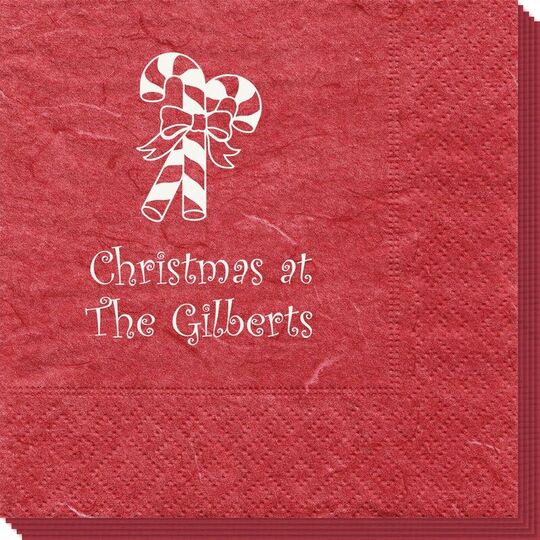 Candy Cane Bali Napkins