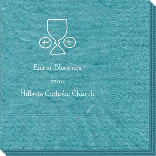 Ceremonial Goblet and Wafer Bali Napkins