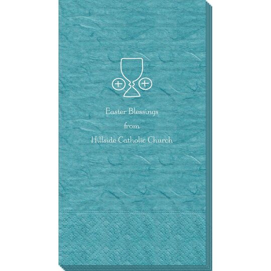 Ceremonial Goblet and Wafer Bali Guest Towels