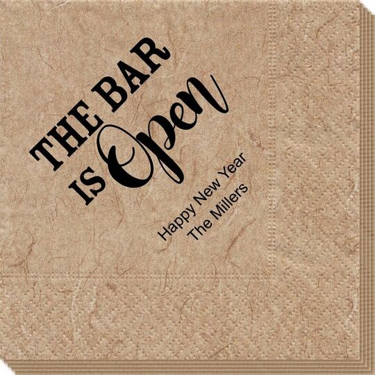 The Bar is Open Bali Napkins