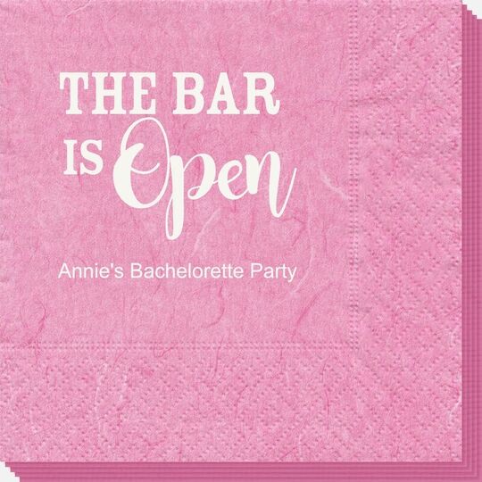 The Bar is Open Bali Napkins