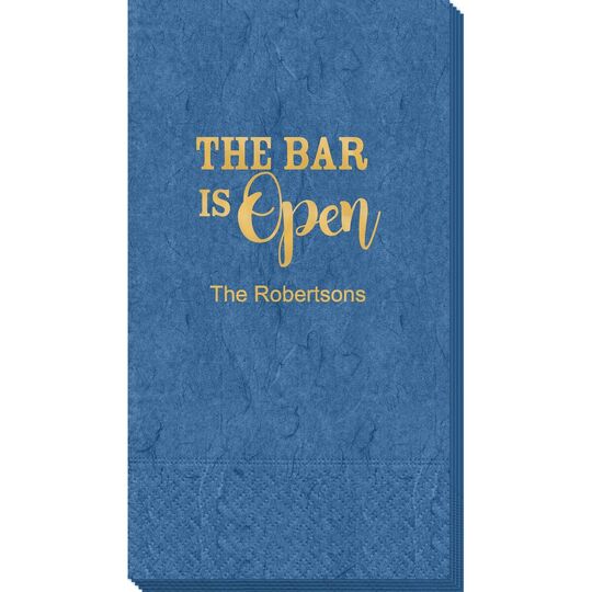 The Bar is Open Bali Guest Towels