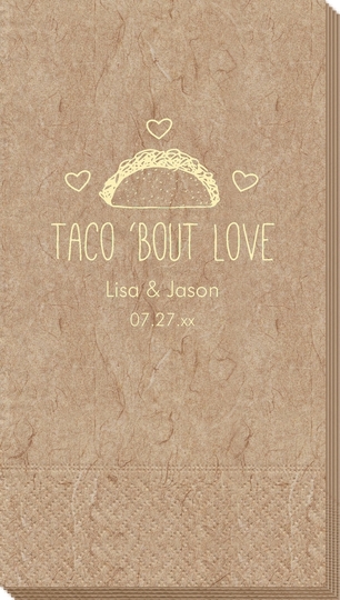 Taco Bout Love Bali Guest Towels