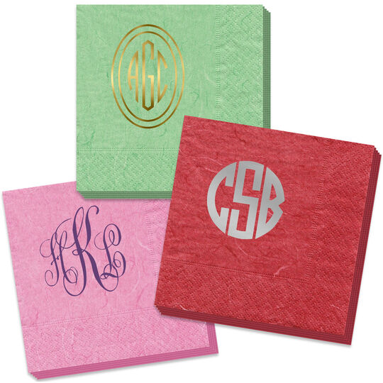 Design Your Own Monogram Bali Napkins