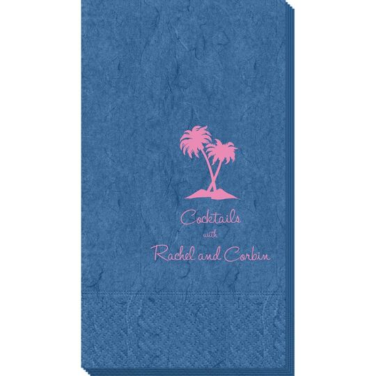 Palm Trees Bali Guest Towels