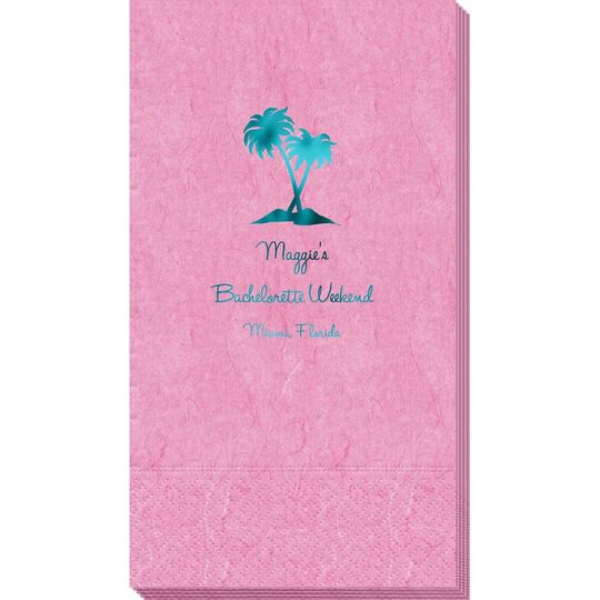 Palm Trees Bali Guest Towels