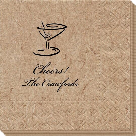 Classic Martini Bali Napkins