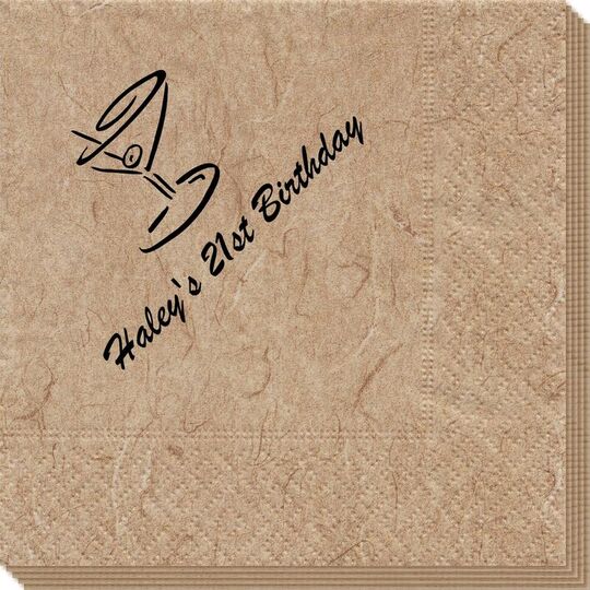 Classic Martini Bali Napkins