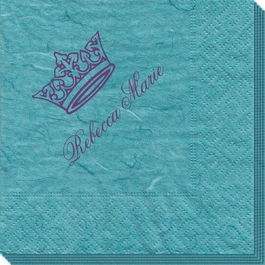 Delicate Princess Crown Bali Napkins