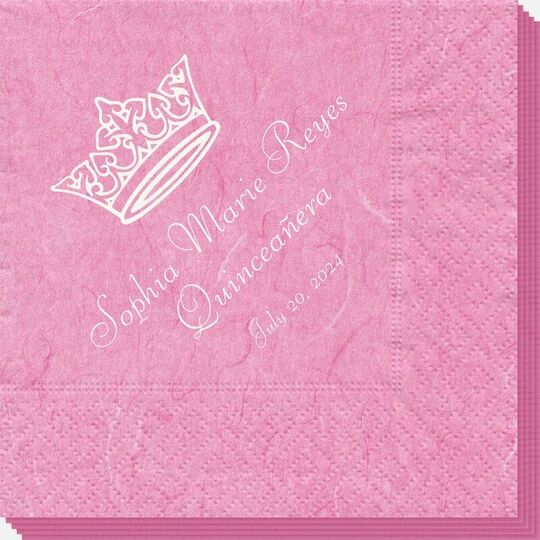 Delicate Princess Crown Bali Napkins