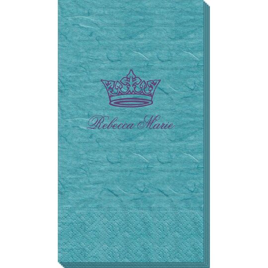 Delicate Princess Crown Bali Guest Towels