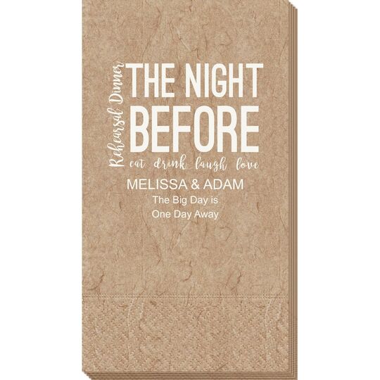 The Night Before Bali Guest Towels