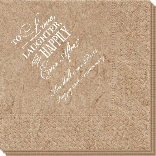 To Love Laughter Happily Ever After Bali Napkins