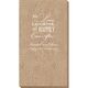 To Love Laughter Happily Ever After Bali Guest Towels Image 4 of 5