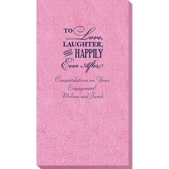 To Love Laughter Happily Ever After Bali Guest Towels
