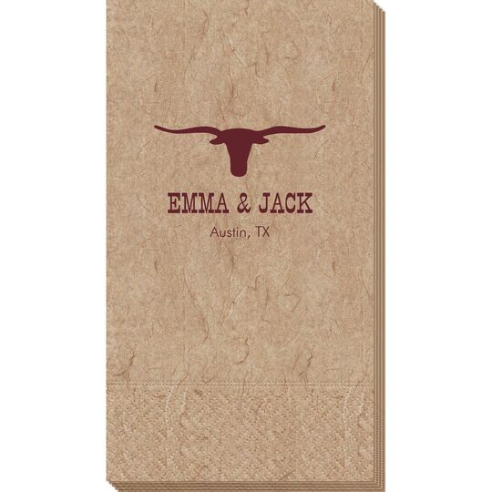 Longhorn Bali Guest Towels