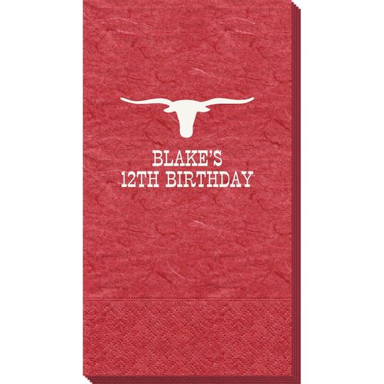 Longhorn Bali Guest Towels