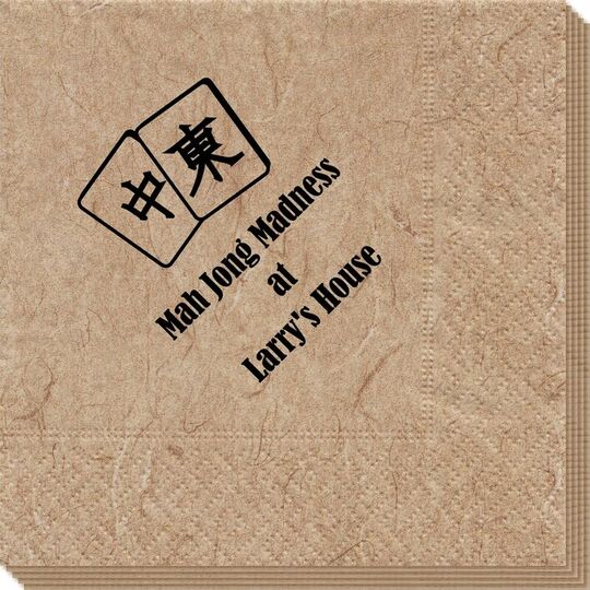 Mah Jong Tile Bali Napkins