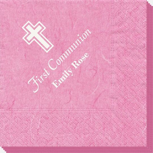 Outlined Cross Bali Napkins