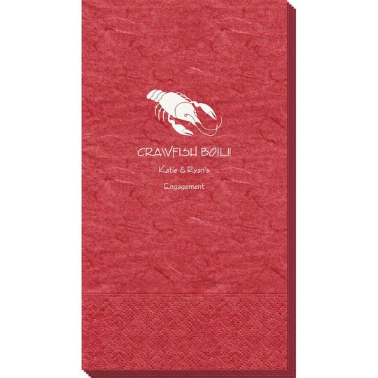 Crawfish Bali Guest Towels