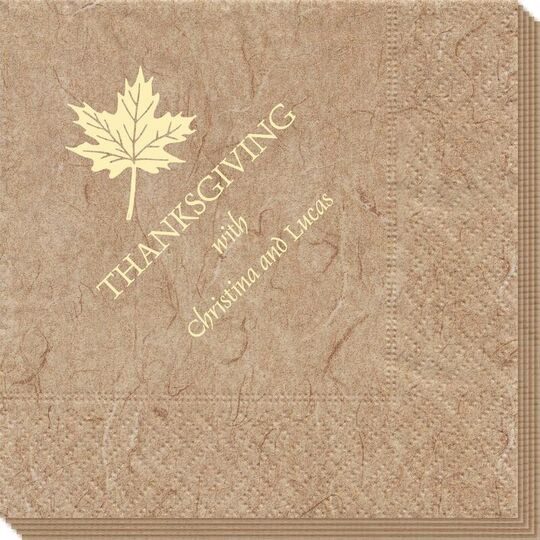 Little Autumn Leaf Bali Napkins