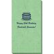 Sophisticated Birthday Cake Bali Guest Towels Image 1 of 2