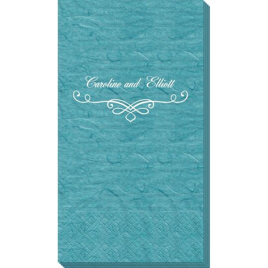 Classic Scroll Bali Guest Towels