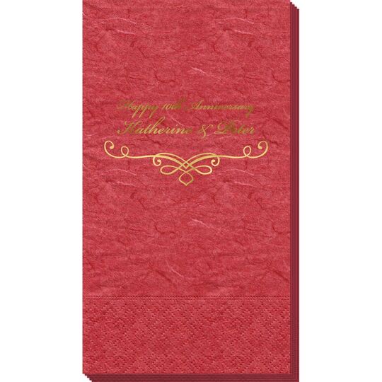 Classic Scroll Bali Guest Towels