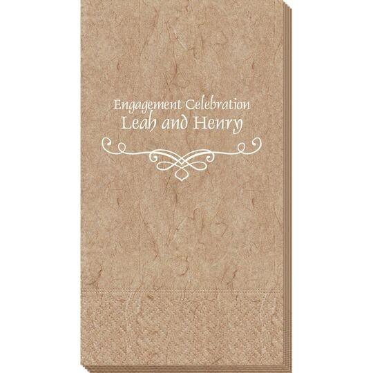 Classic Scroll Bali Guest Towels