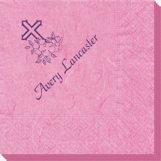 Floral Cross Bali Napkins