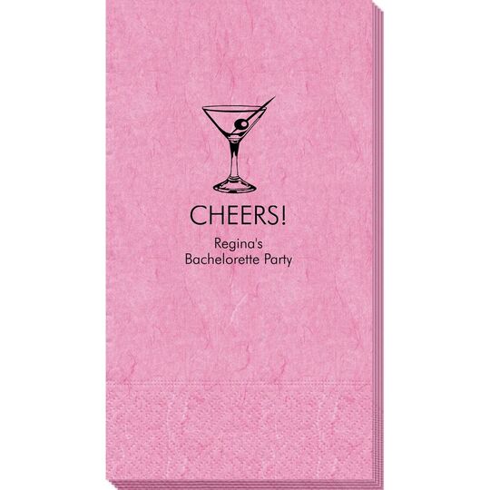 Martini Party Bali Guest Towels