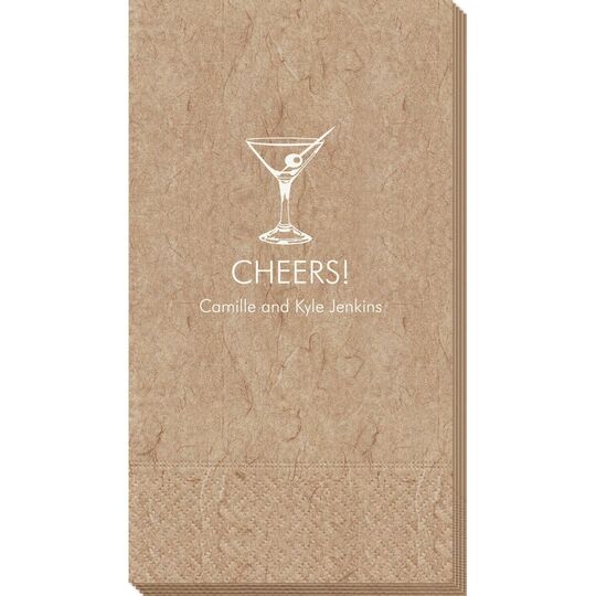 Martini Party Bali Guest Towels