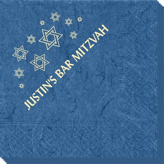 Modern Jewish Star Galaxy Bali Napkins