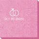 Modern Wedding Rings Bali Napkins Image 1 of 3