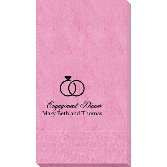 Modern Wedding Rings Bali Guest Towels