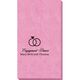 Modern Wedding Rings Bali Guest Towels Image 2 of 3
